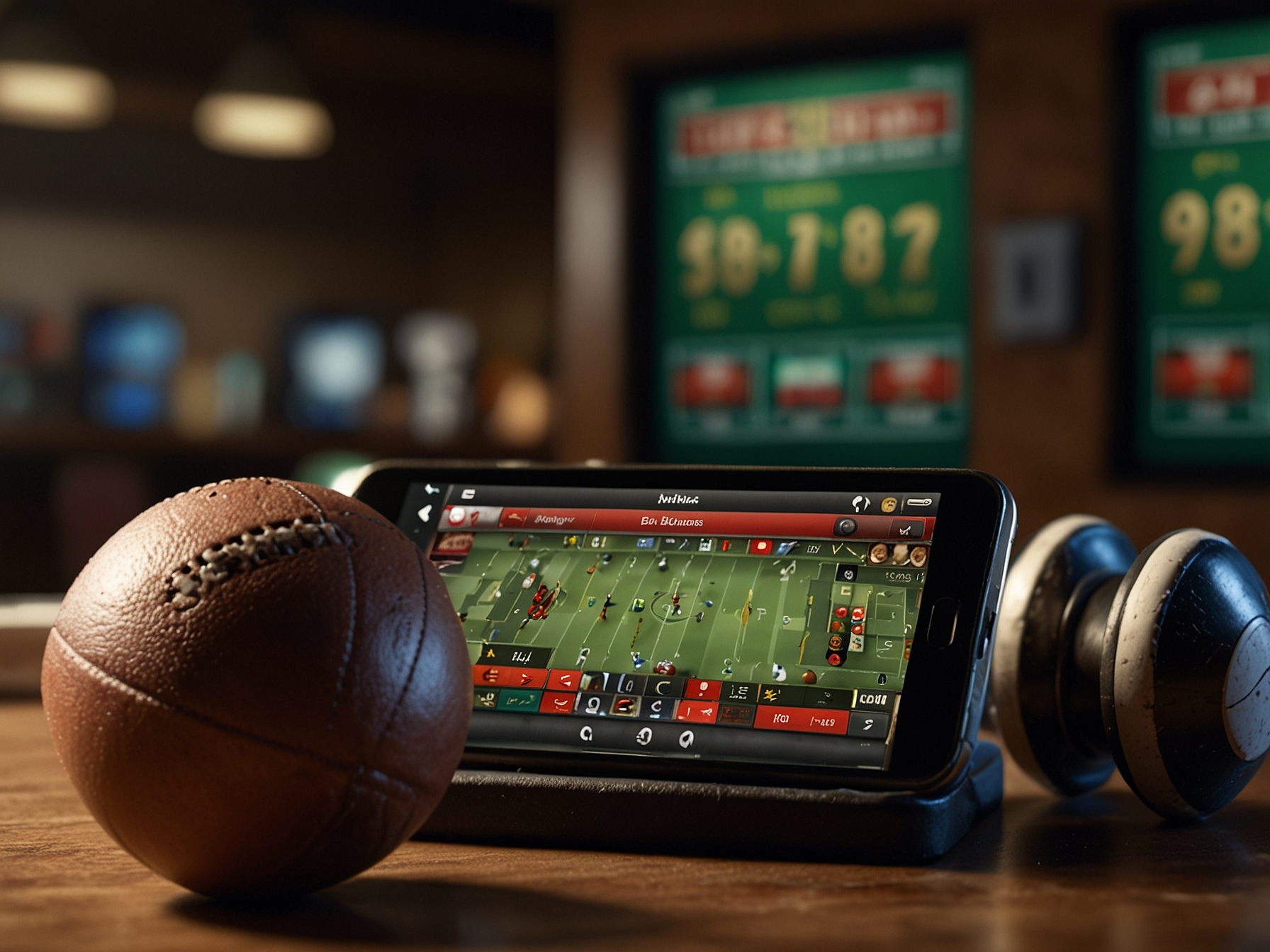 Assortment of casino and sports betting visuals